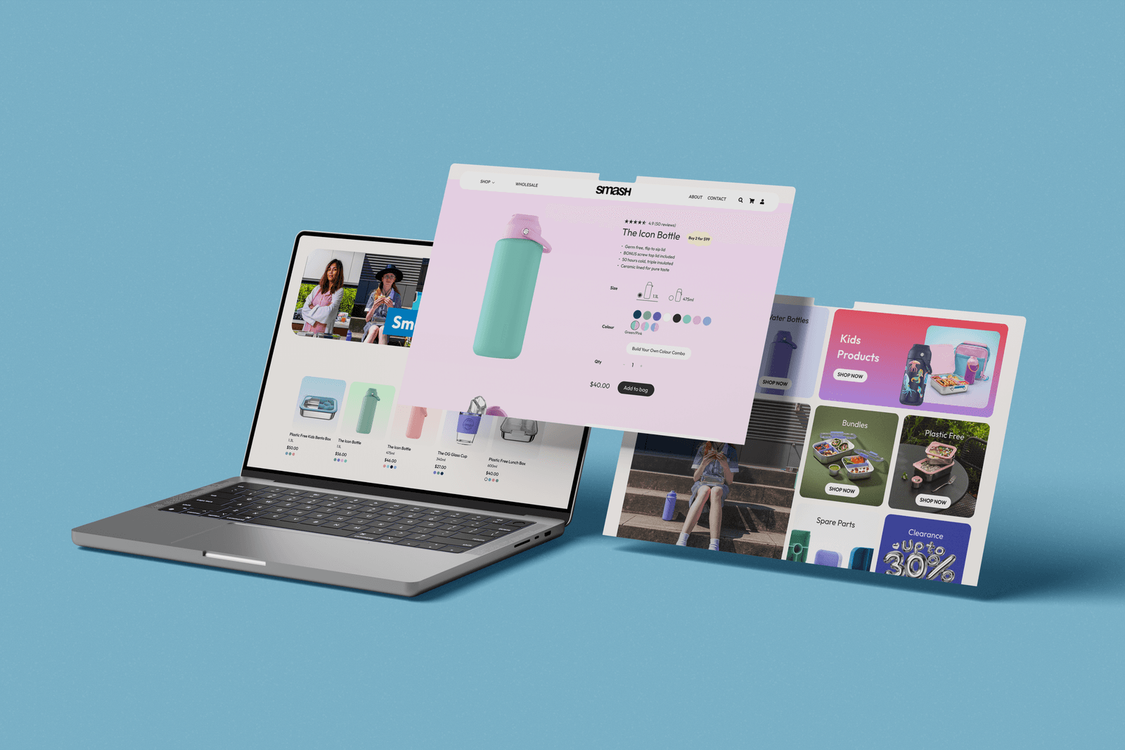 Smash - A playful redesign that delivered a 80%+ increase in sales